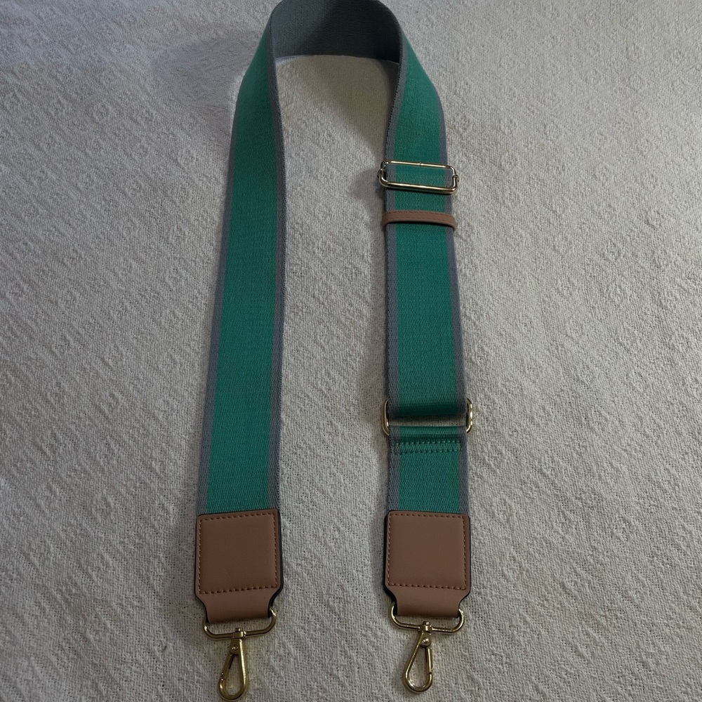 Teal and Gray Adjustable Replacement Bag Strap‎